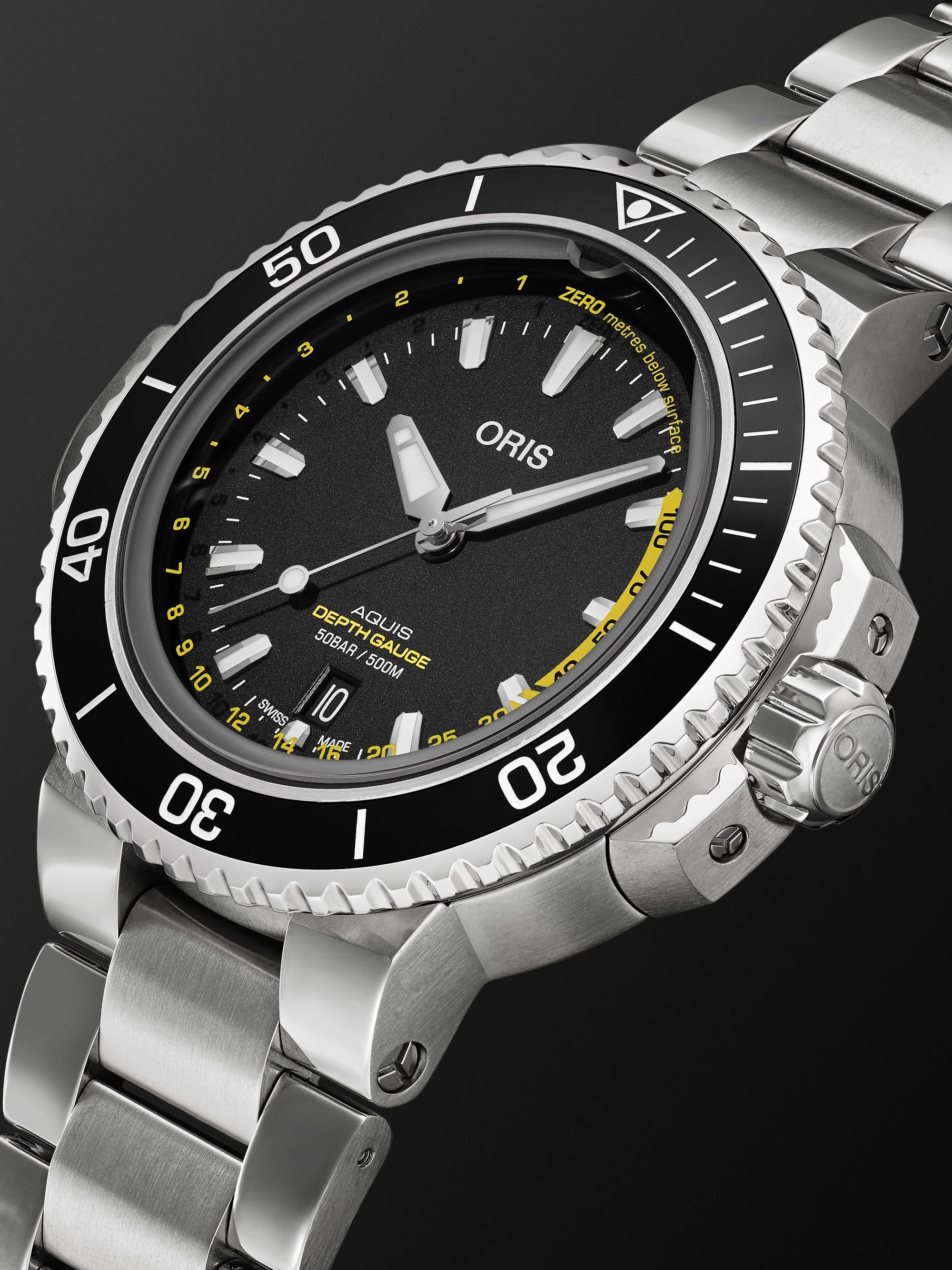 Oris Aquis Depth Gauge